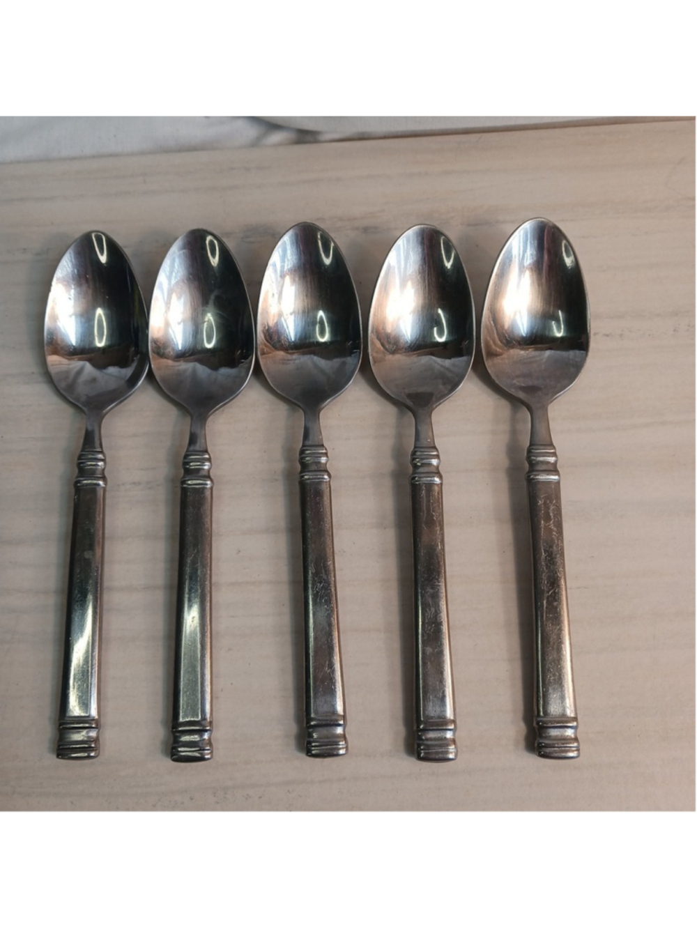 Wallace Silver La Rochelle WAS205 Stainless Steel Tablespoons 7.25 Inch Set of 5